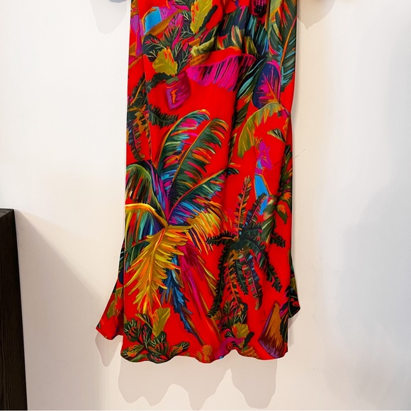 NWT Farm Rio Urban Jungle Cut-Out Midi-Dress size small - Picture 8 of 16